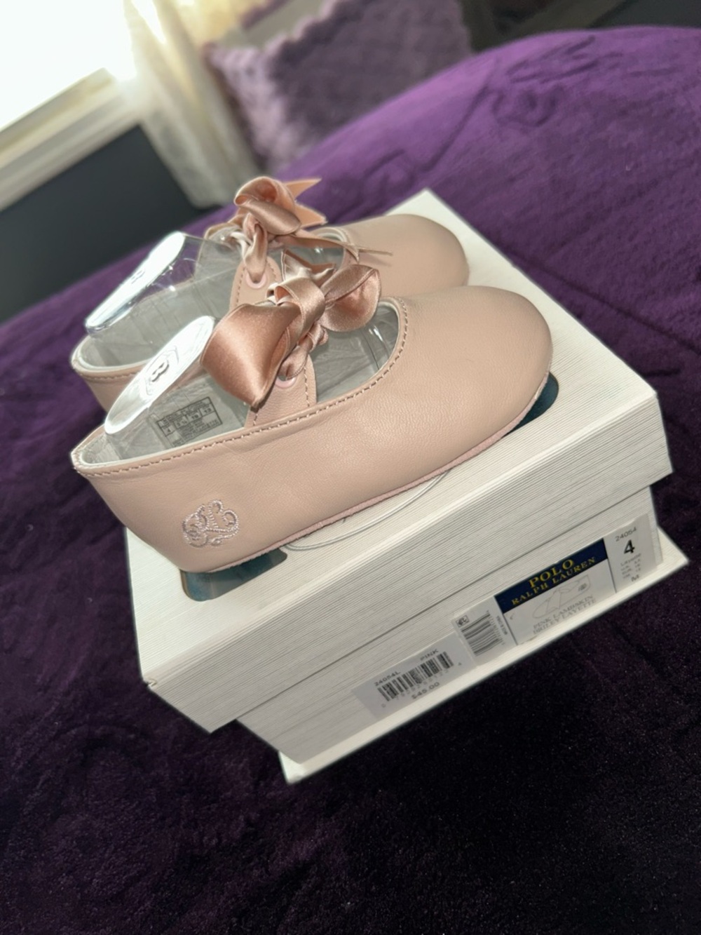 Ralph Lauren Girls’ Bailey Ballet Flats - Baby